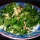 Kale/nut/apple salad with balsamic vinegar/maple syrup dressing